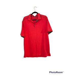 Nike mens golf red Polo Shirt